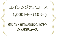 エイジングケアコース